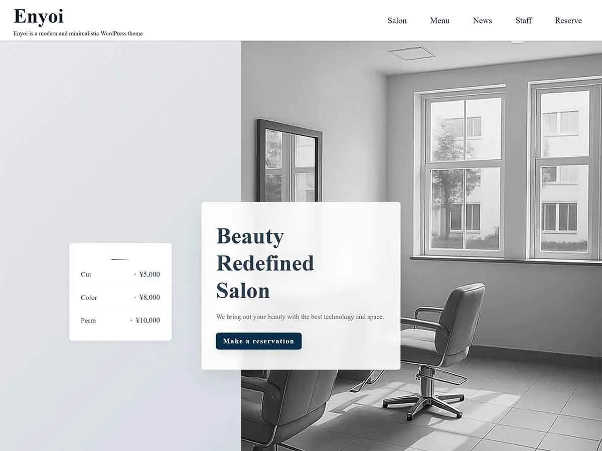 WordPress Theme Enyoi